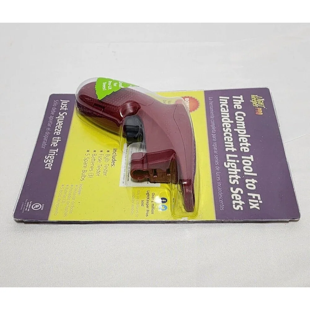 Light Keeper Pro Incandescent Light Repair Tool w/ Voltage Detector & Spare Bulb